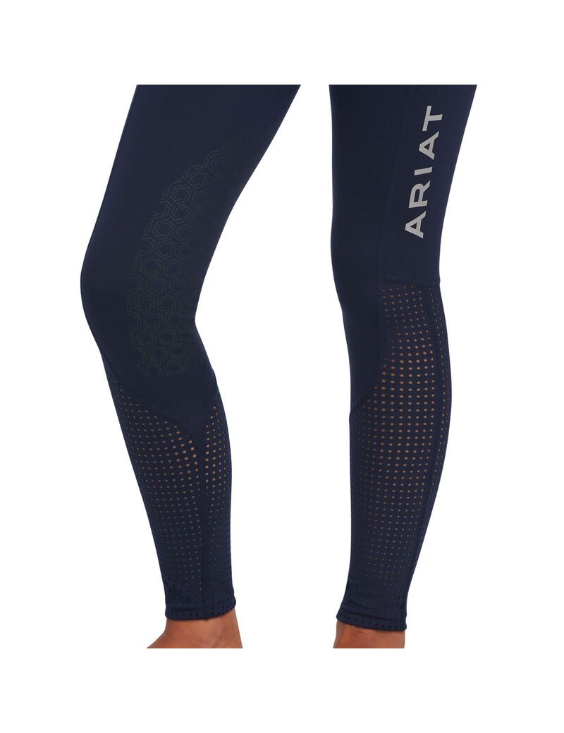 Collant Ariat Eos Knee Patch Bleu Marine Enfant | TWO-14799827