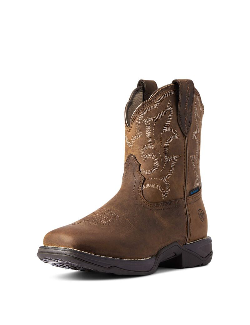 Bottes Imperméables Ariat Anthem Shortie II Western Marron Femme | URI-69114402