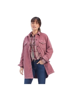 Vestes Ariat On the Run Shacket Shirt Rose Femme | LMI-99831949