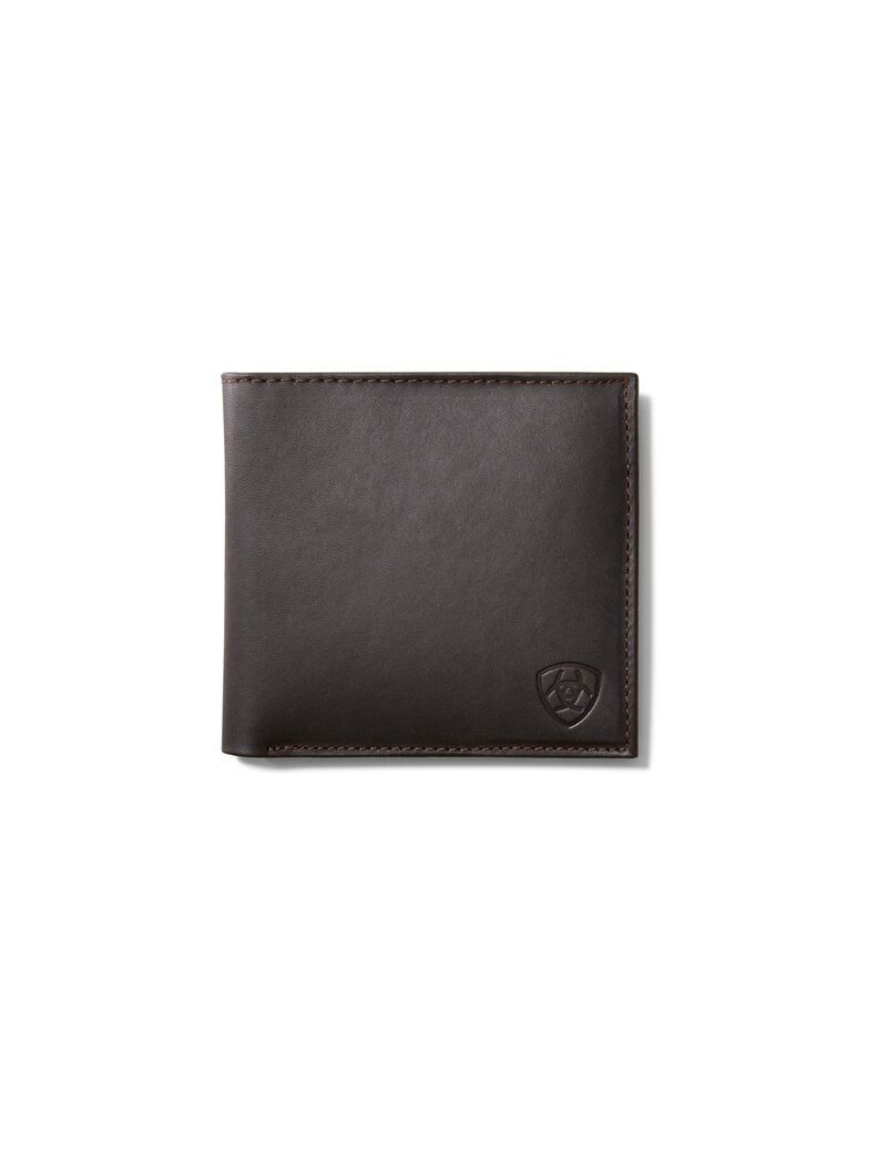 Portefeuilles Ariat Bifold Logo Cuivre Foncé Homme | MEZ-74675988