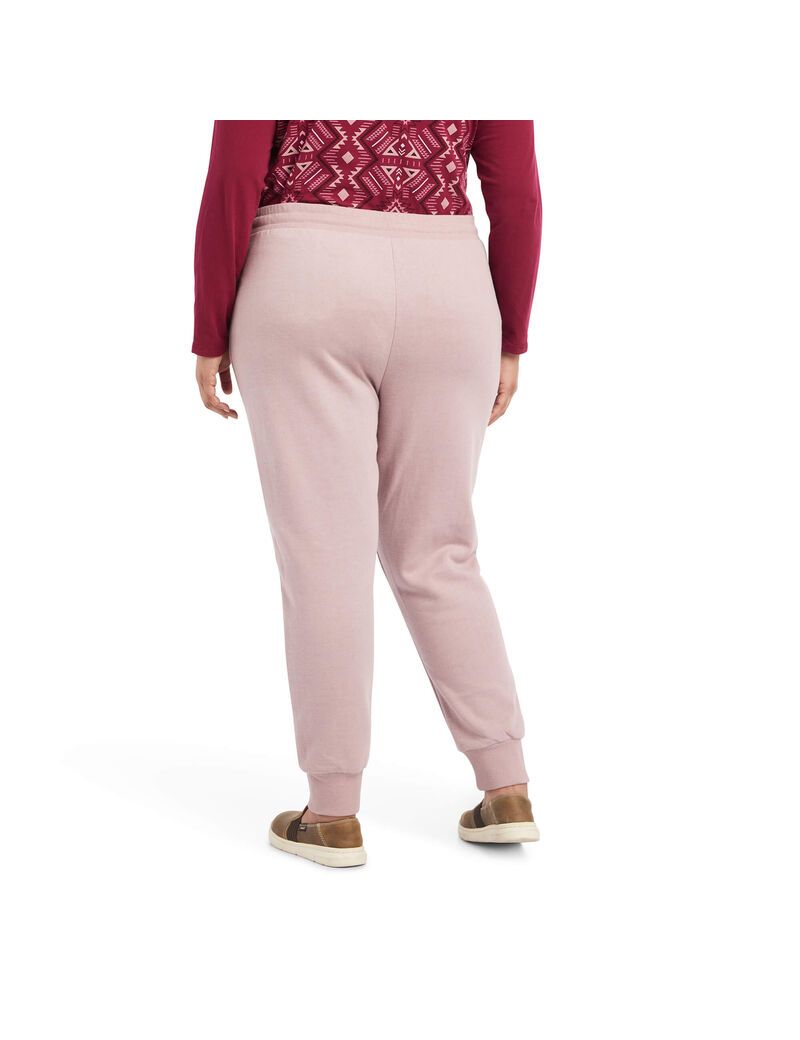 Pantalon Ariat Real Jogger Sweatpants Rose Femme | BGT-57689213