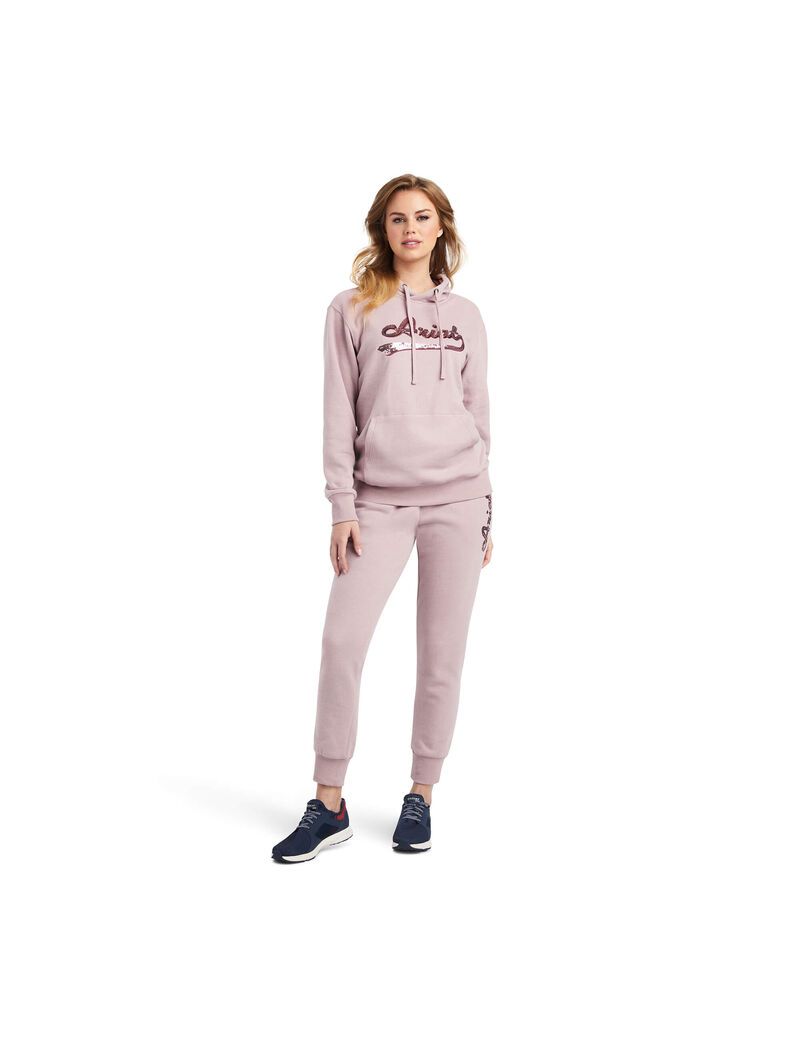 Pantalon Ariat Real Jogger Sweatpants Rose Femme | BGT-57689213