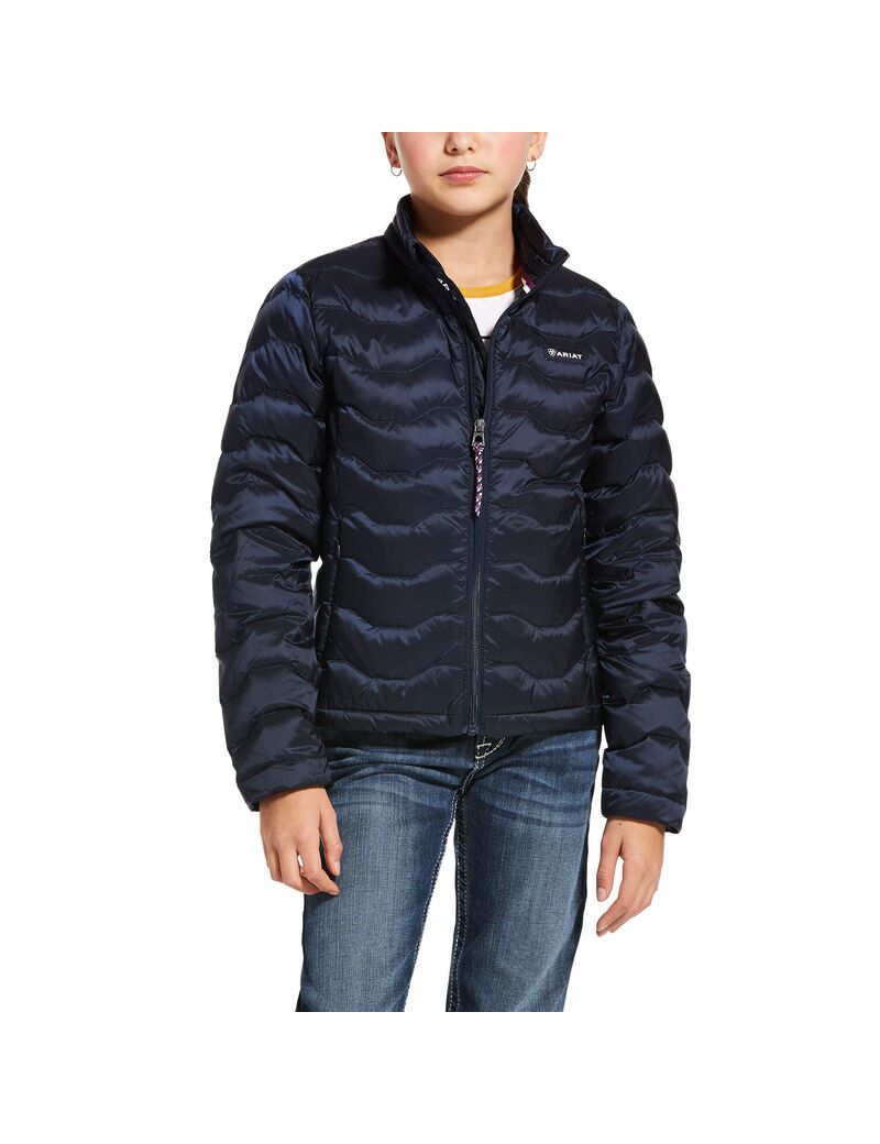 Vestes Ariat Ideal 3.0 Down Bleu Marine Enfant | VCN-29110682