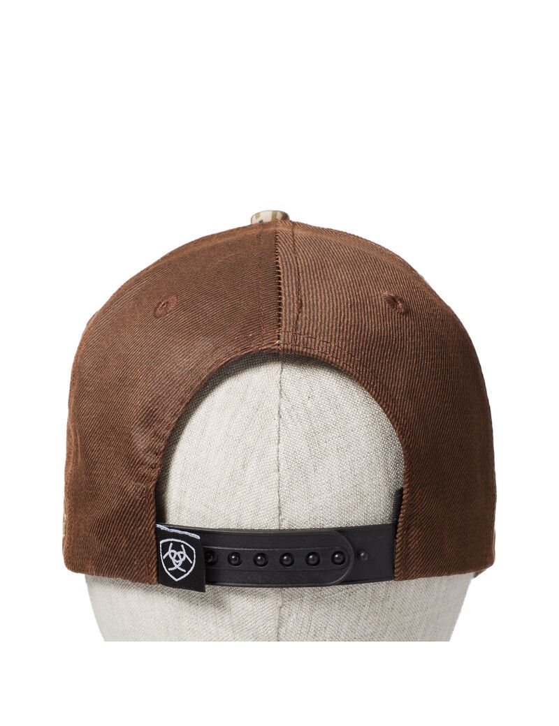 Casquettes Ariat Patriot Snapback Marron Homme | FGW-00561061