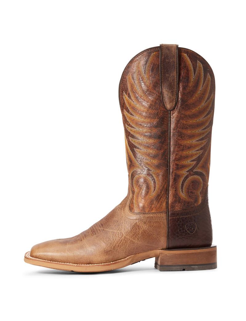 Bottes Western Ariat Toledo Beige Homme | ZUO-55734346