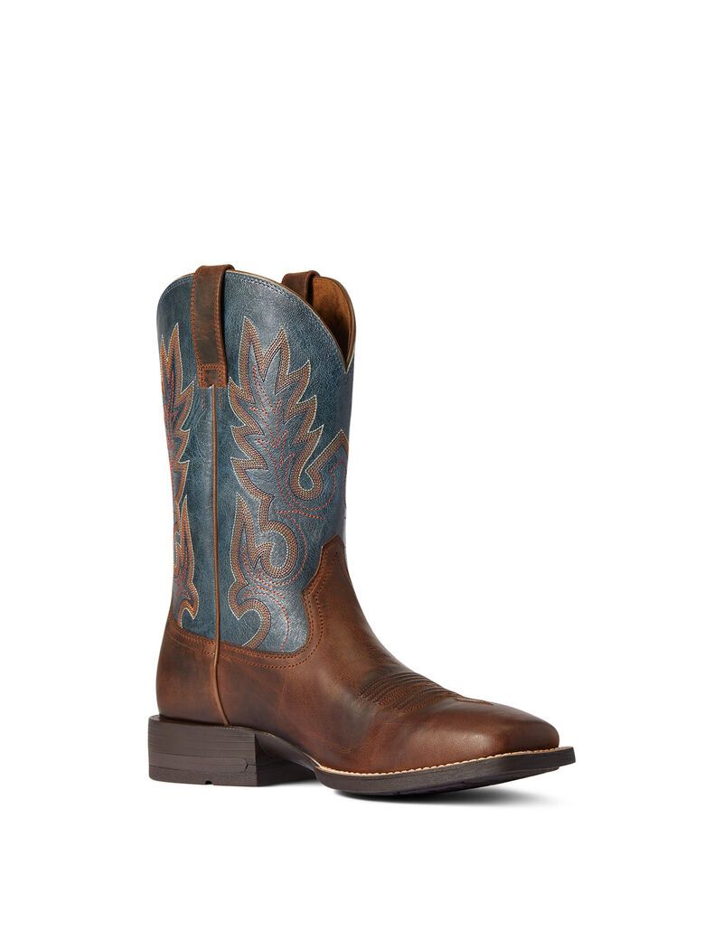 Bottes Western Ariat Layton Marron Homme | IWD-85113438