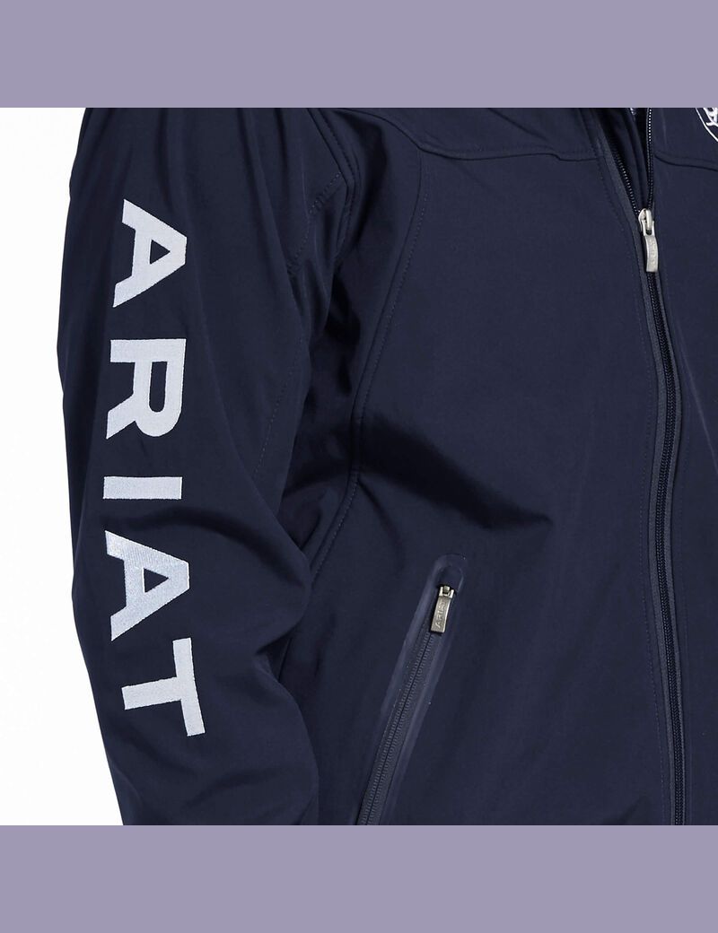 Vestes Ariat New Team Softshell Bleu Marine Homme | TUY-31876476