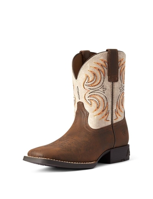 Bottes Western Ariat Storm Marron Enfant | IPX-17972884