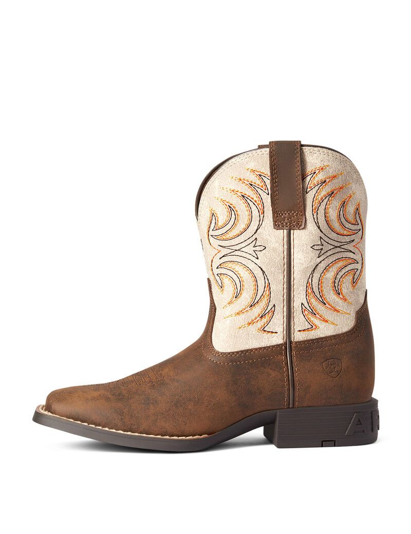 Bottes Western Ariat Storm Marron Enfant | IPX-17972884