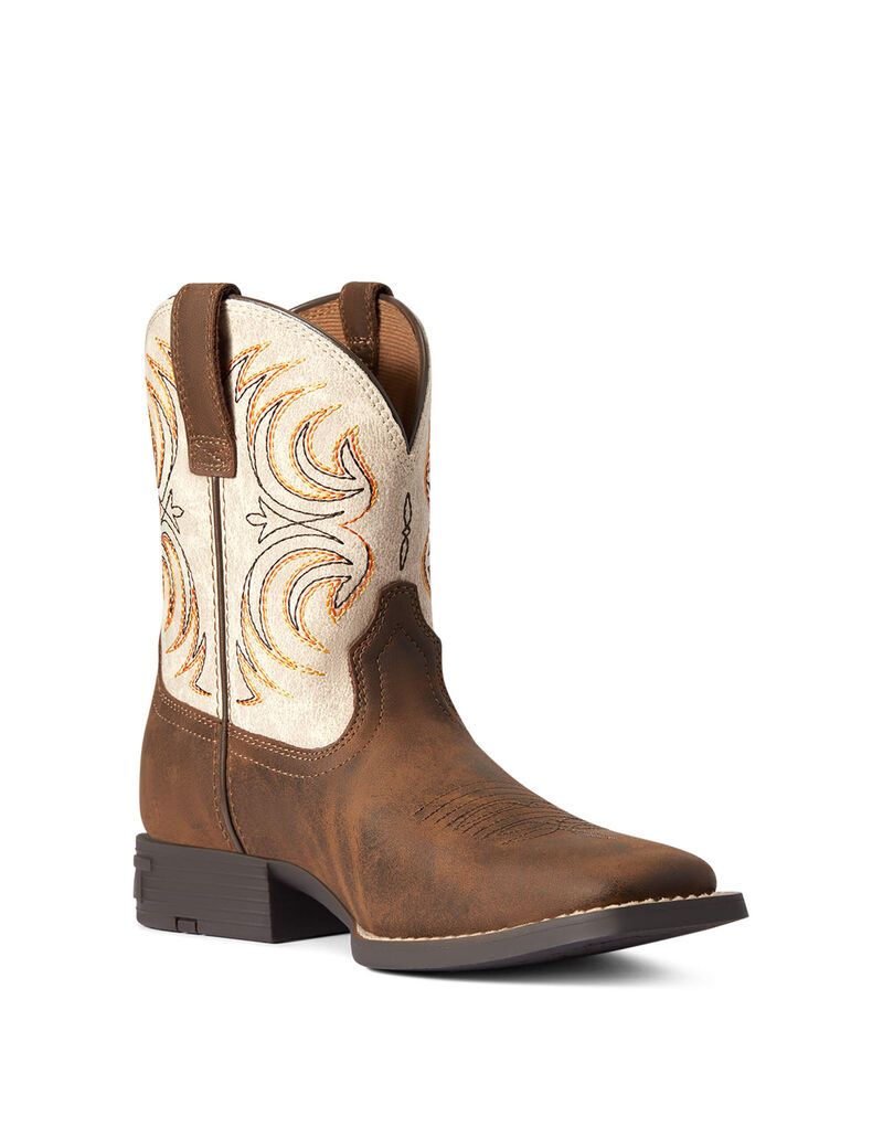 Bottes Western Ariat Storm Marron Enfant | IPX-17972884