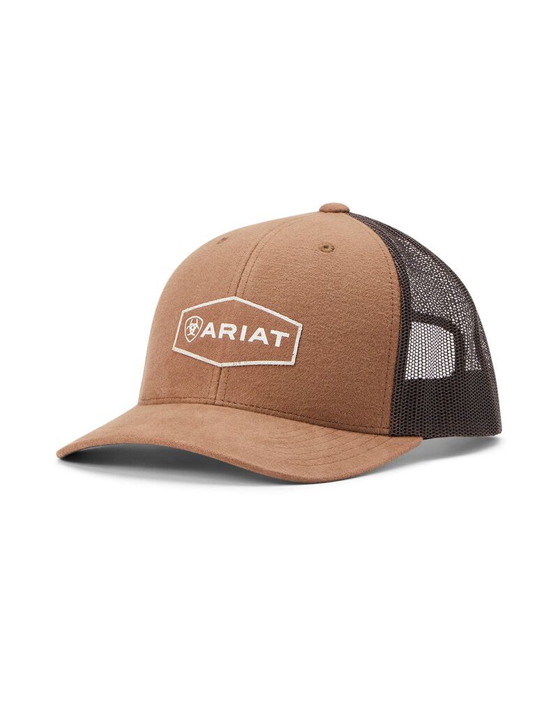 Casquettes Ariat Hex Logo Patch Marron Homme | FCK-95884516