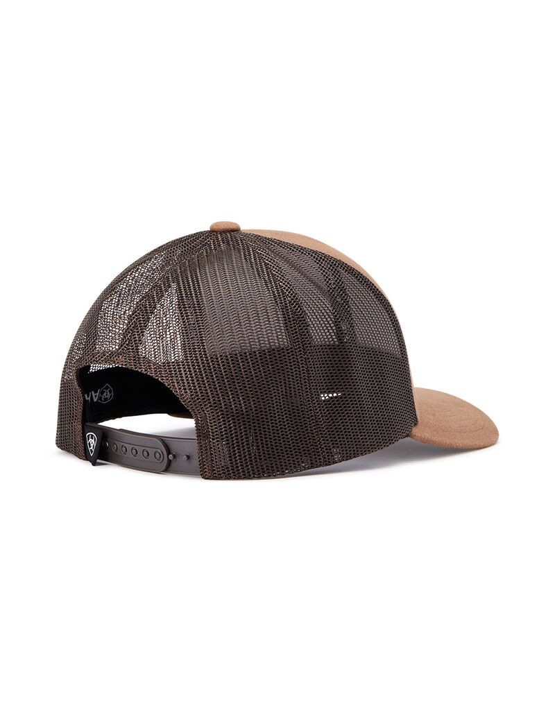 Casquettes Ariat Hex Logo Patch Marron Homme | FCK-95884516