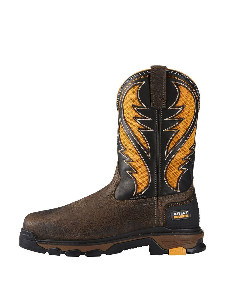 Bottes de Travail Ariat Intrepid VentTEK Composite Embout Marron Homme | XIW-33934613