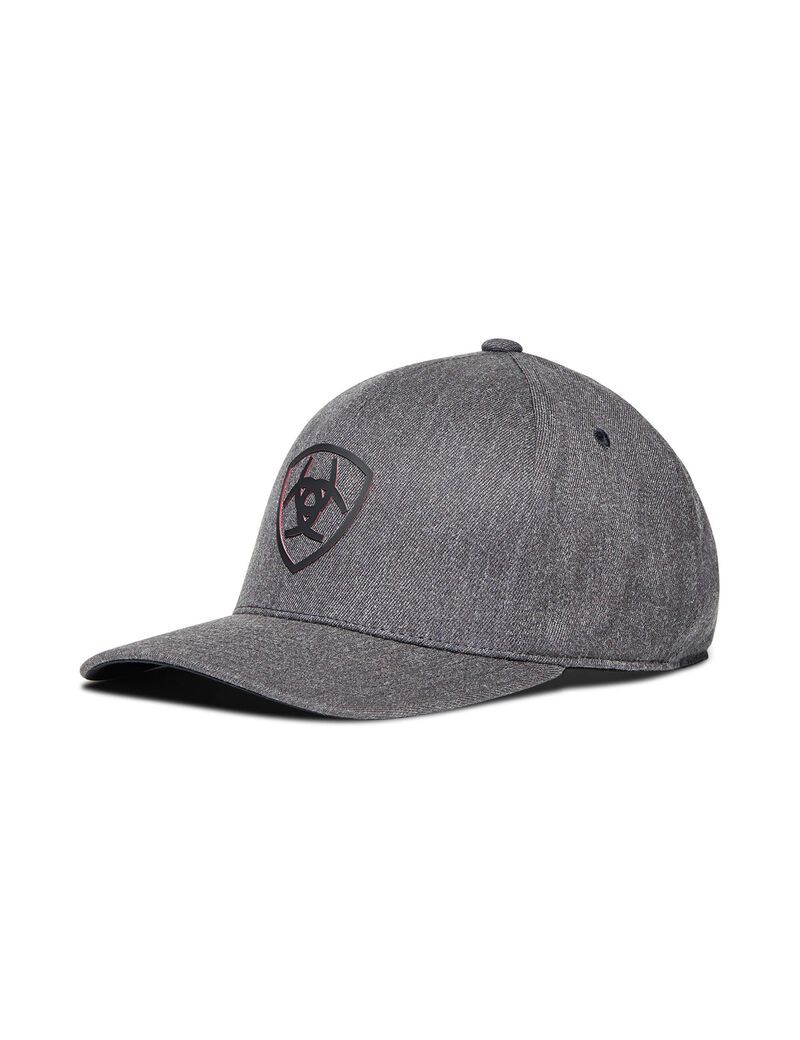 Casquettes Ariat Shield logo Grise Homme | UEU-64582921