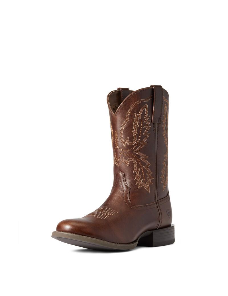 Bottes Western Ariat Sport Stratten Marron Homme | IRZ-91135879