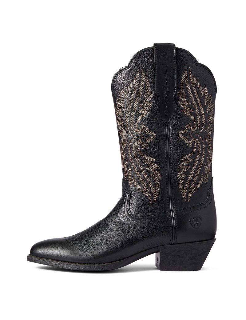 Bottes Western Ariat Heritage R Embout Stretchfit Noir Femme | IMV-58403082