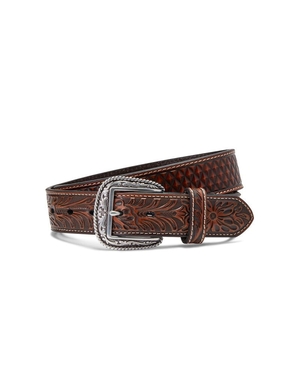 Ceintures Ariat Diamond Plate Embroidery Marron Homme | NBV-28219883