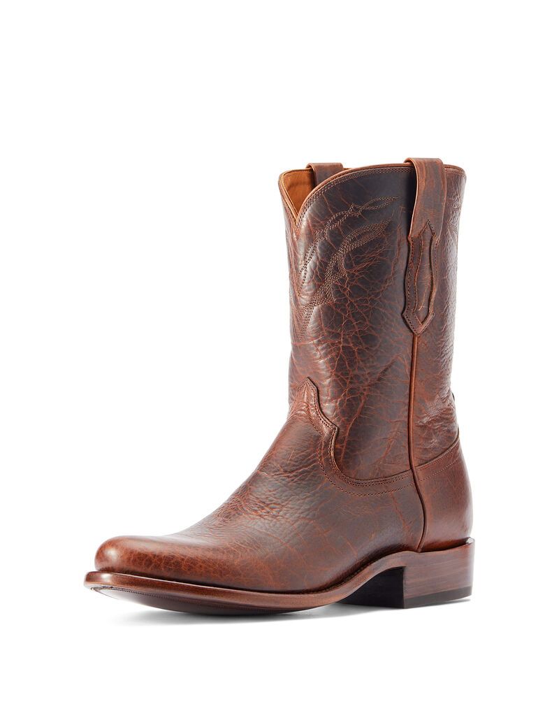 Bottes Western Ariat Bench Made Clanton Marron Homme | IRO-87220446