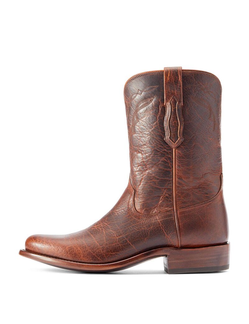 Bottes Western Ariat Bench Made Clanton Marron Homme | IRO-87220446