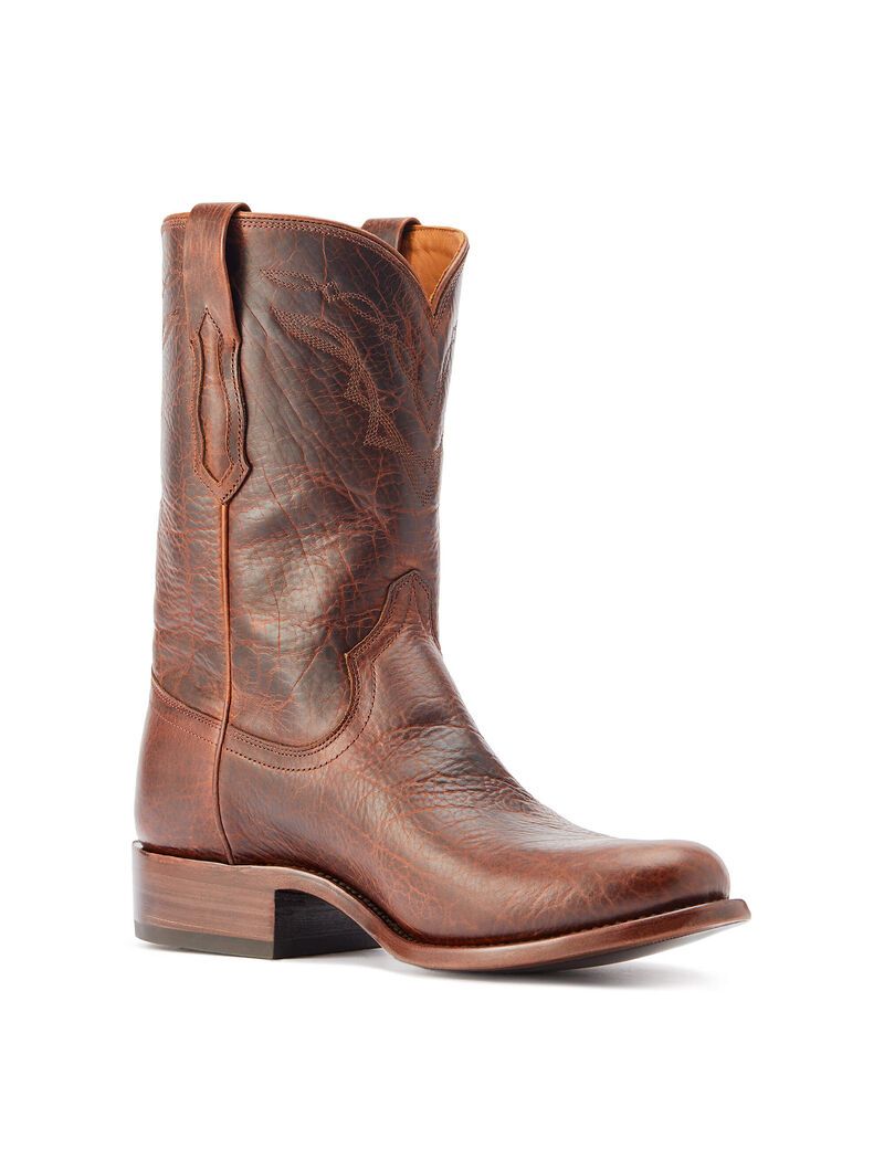 Bottes Western Ariat Bench Made Clanton Marron Homme | IRO-87220446