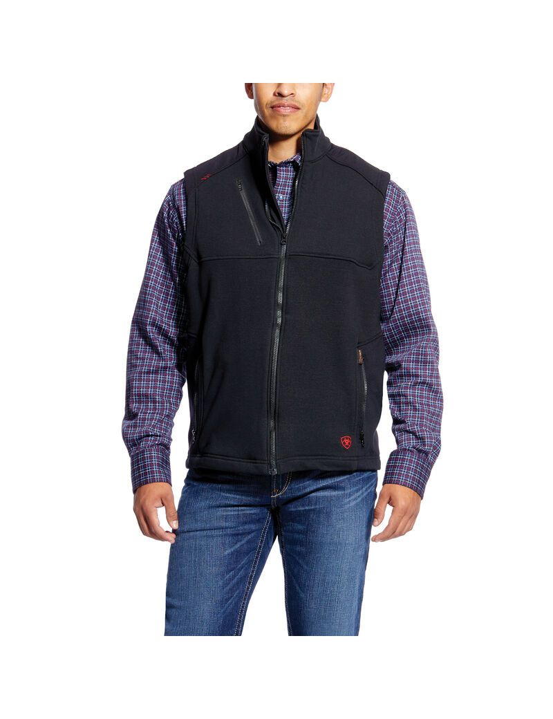 Gilet Ariat FR Polartec Plateforme Noir Homme | KIC-97634844