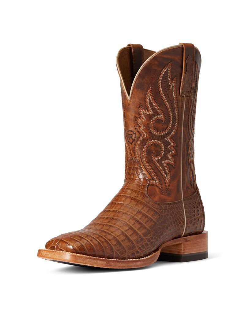 Bottes Western Ariat Relentless Denton Beige Homme | UZF-81689727