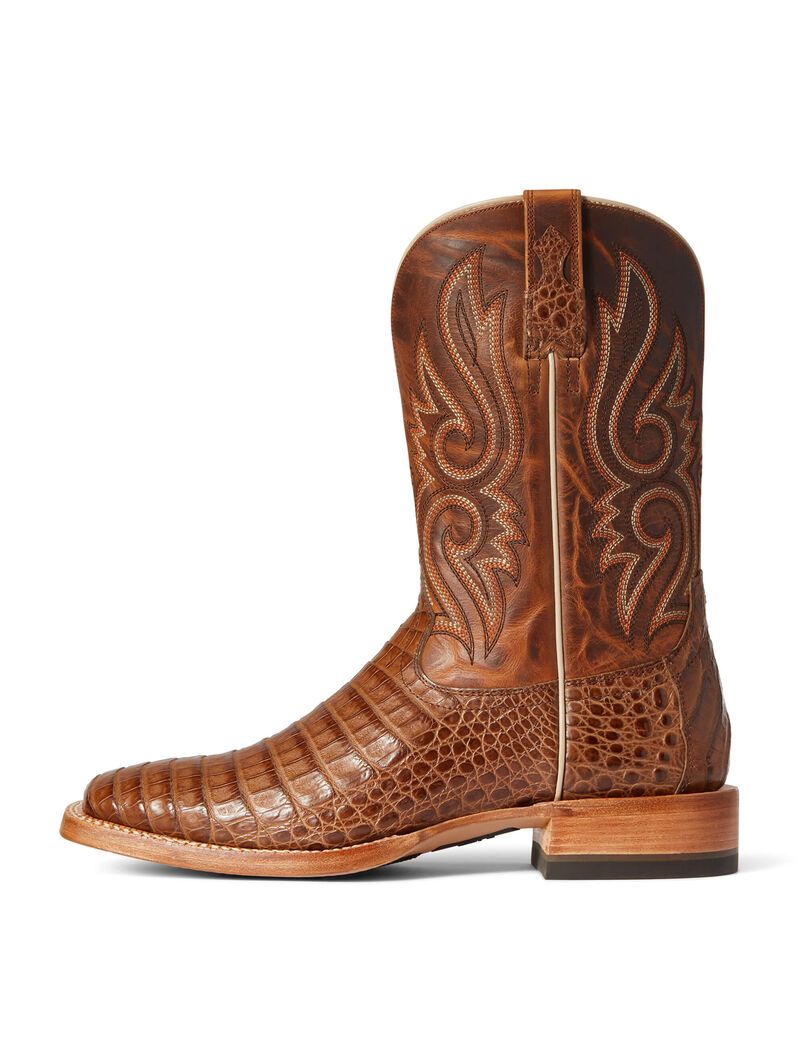 Bottes Western Ariat Relentless Denton Beige Homme | UZF-81689727