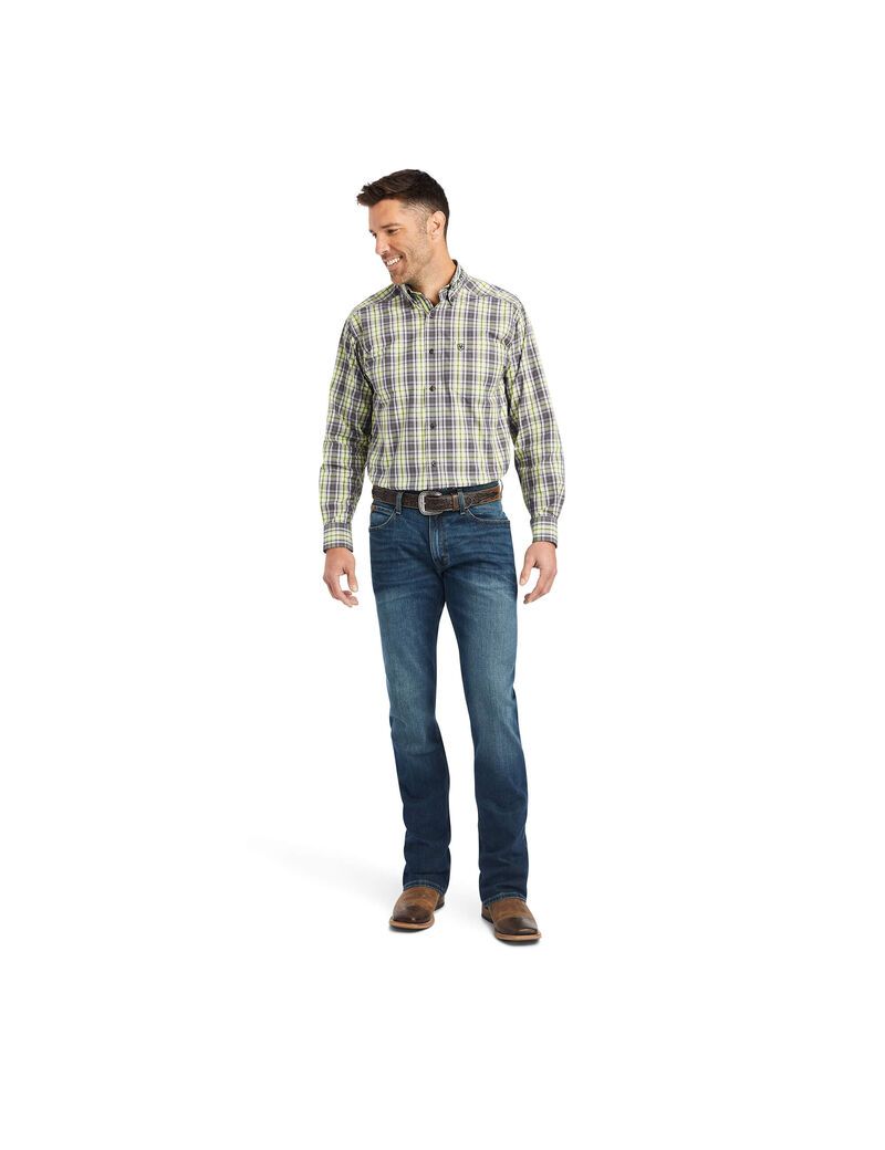 Chemises De Costume Ariat Pro Series Team Mabry Classiche Fit Vert Homme | WWH-08696557