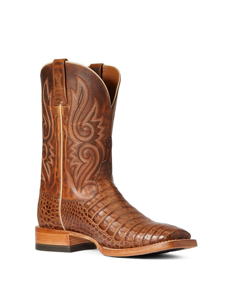 Bottes Western Ariat Relentless Denton Beige Homme | UZF-81689727