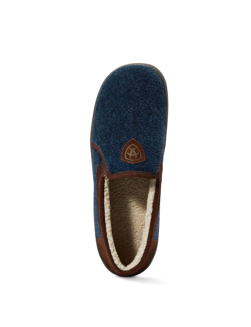 Chaussons Ariat Lincoln Bleu Marine Homme | LLA-94296955