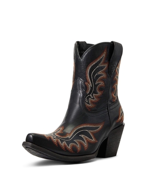 Bottines Ariat Chandler Western Noir Femme | KGD-41613683