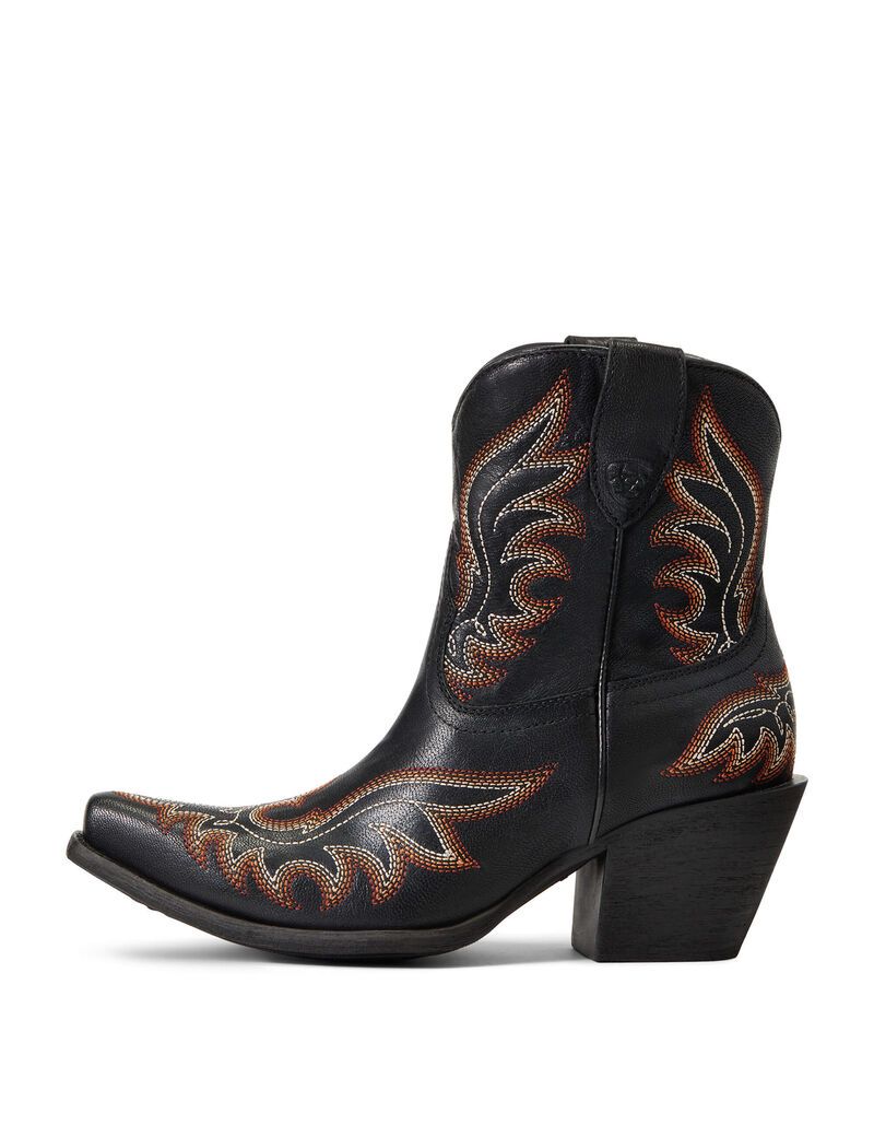 Bottines Ariat Chandler Western Noir Femme | KGD-41613683