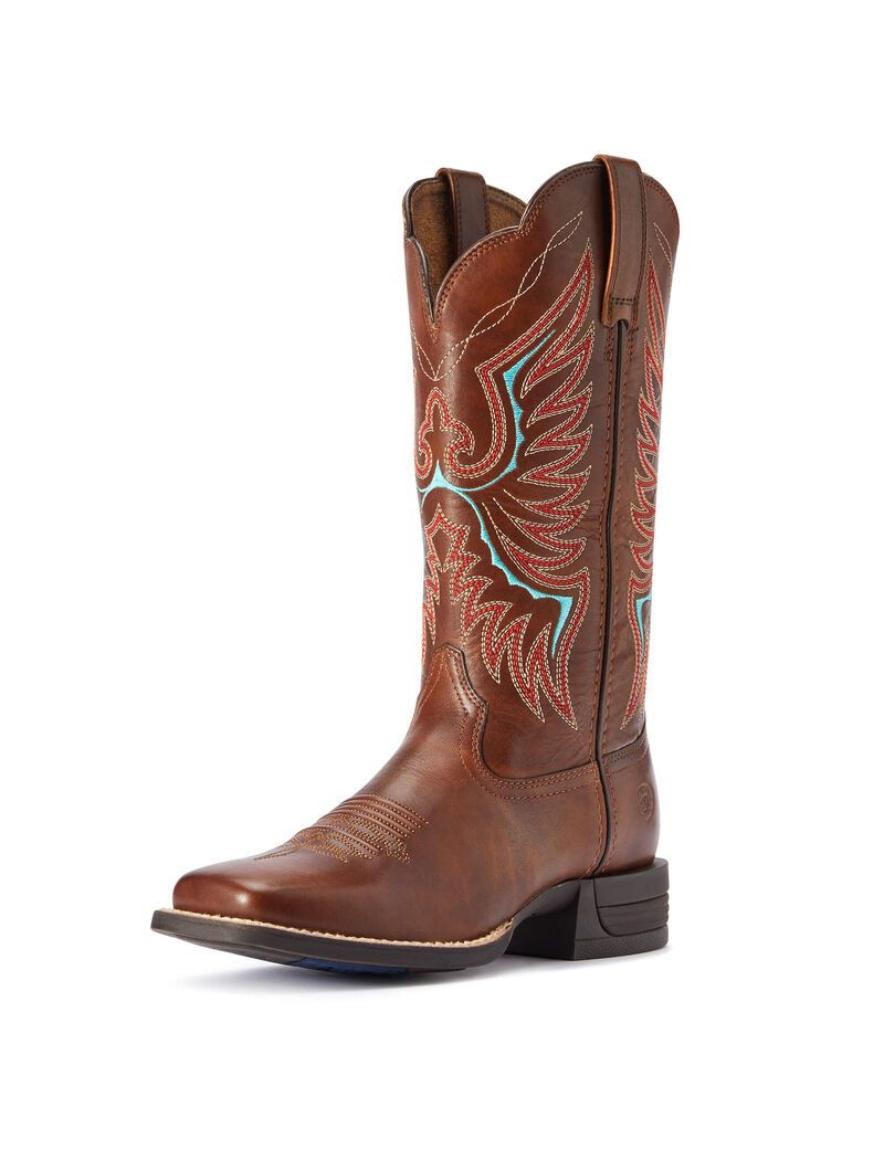 Bottes Western Ariat Rockdale Marron Femme | EMC-93932194