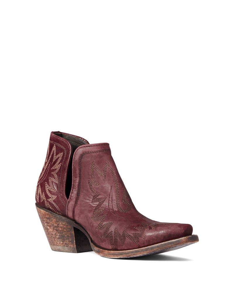 Bottines Ariat Dixon Western Rouge Femme | KYP-94986915