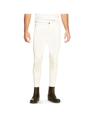 Pantalon Ariat Olympia Knee Patch Breech Blanche Homme | AMH-06490887