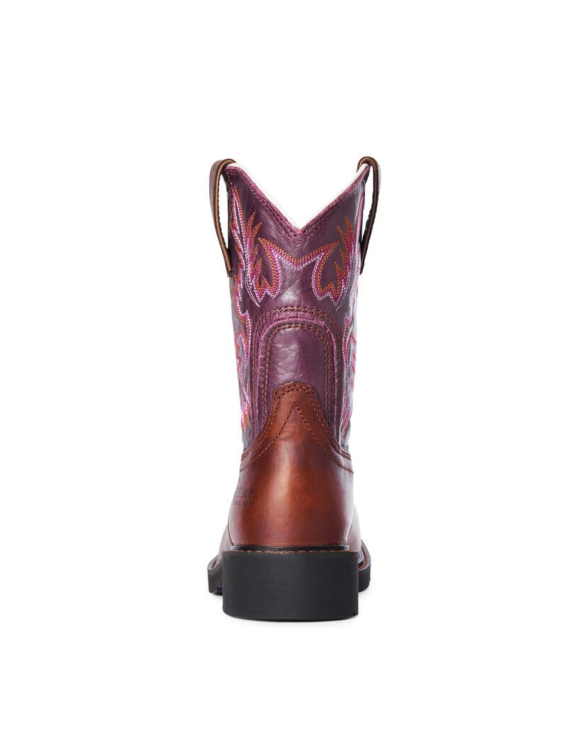 Bottes de Travail Ariat Krista Steel Embout Marron Foncé Femme | KBS-71571601