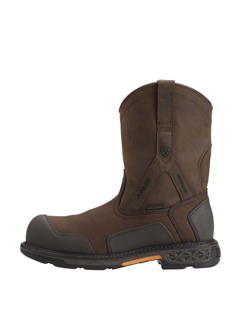 Bottes Imperméables Ariat OverDrive XTR Composite Embout Travail Marron Homme | BFT-45428563