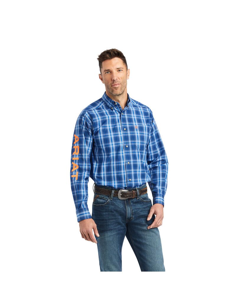 Chemises De Costume Ariat Pro Series Team Marcos Classiche Fit Bleu Homme | QEJ-88043214