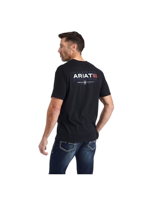 T Shirts Ariat Horizontal Noir Homme | LXM-20433247