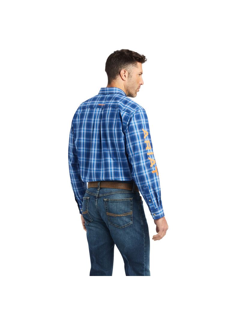 Chemises De Costume Ariat Pro Series Team Marcos Classiche Fit Bleu Homme | QEJ-88043214