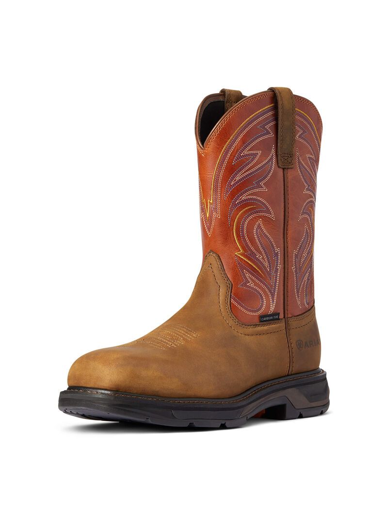 Bottes de Travail Ariat WorkHog XT Cottonwood Carbon Embout Multicolore Homme | EDW-19557182