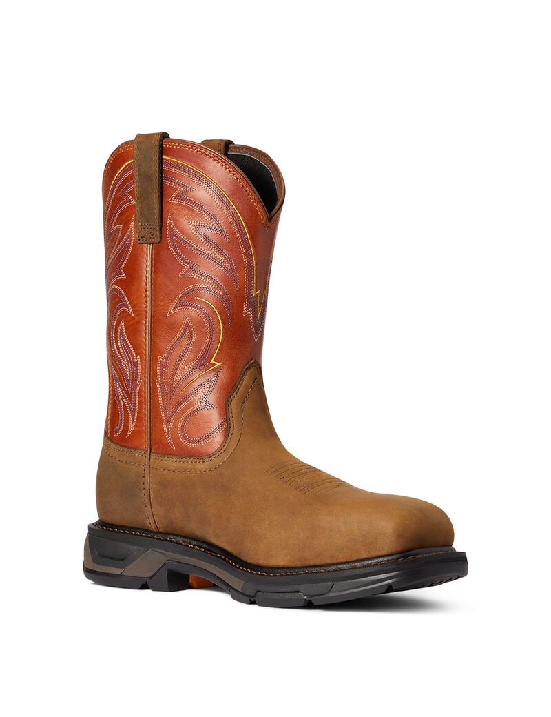 Bottes de Travail Ariat WorkHog XT Cottonwood Carbon Embout Multicolore Homme | EDW-19557182