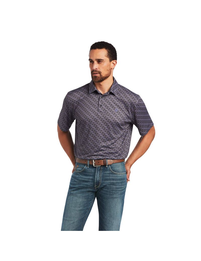 Polos Ariat All Over Print Multicolore Homme | KJJ-62450548