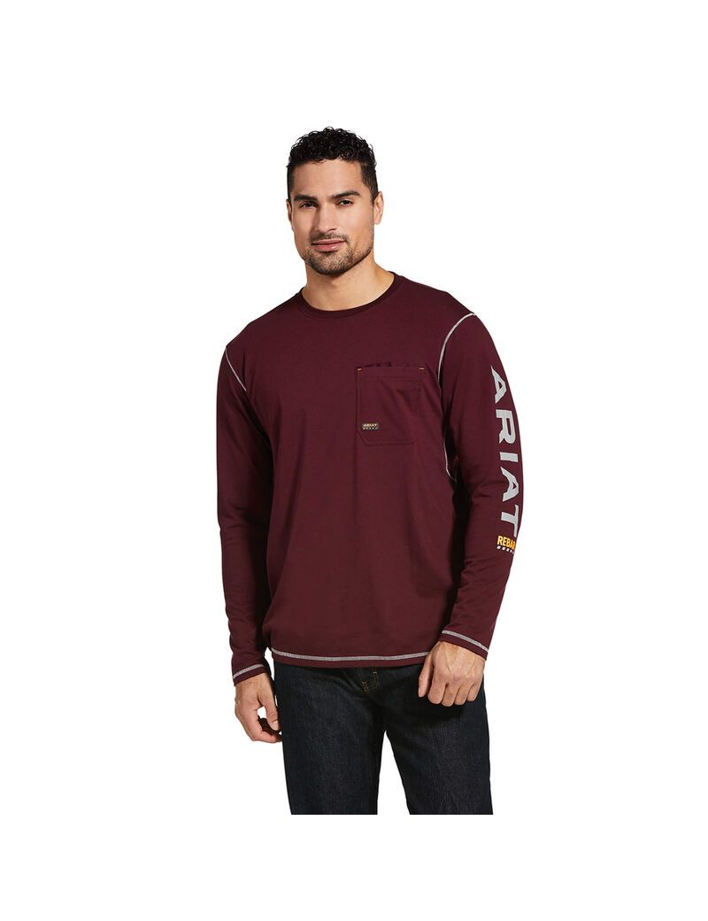 Vêtements De Travail Ariat Rebar Workman Logo Multicolore Homme | UYF-55212473