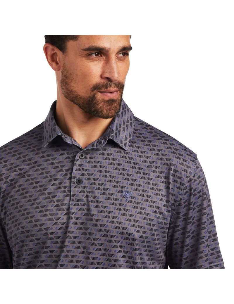 Polos Ariat All Over Print Multicolore Homme | KJJ-62450548