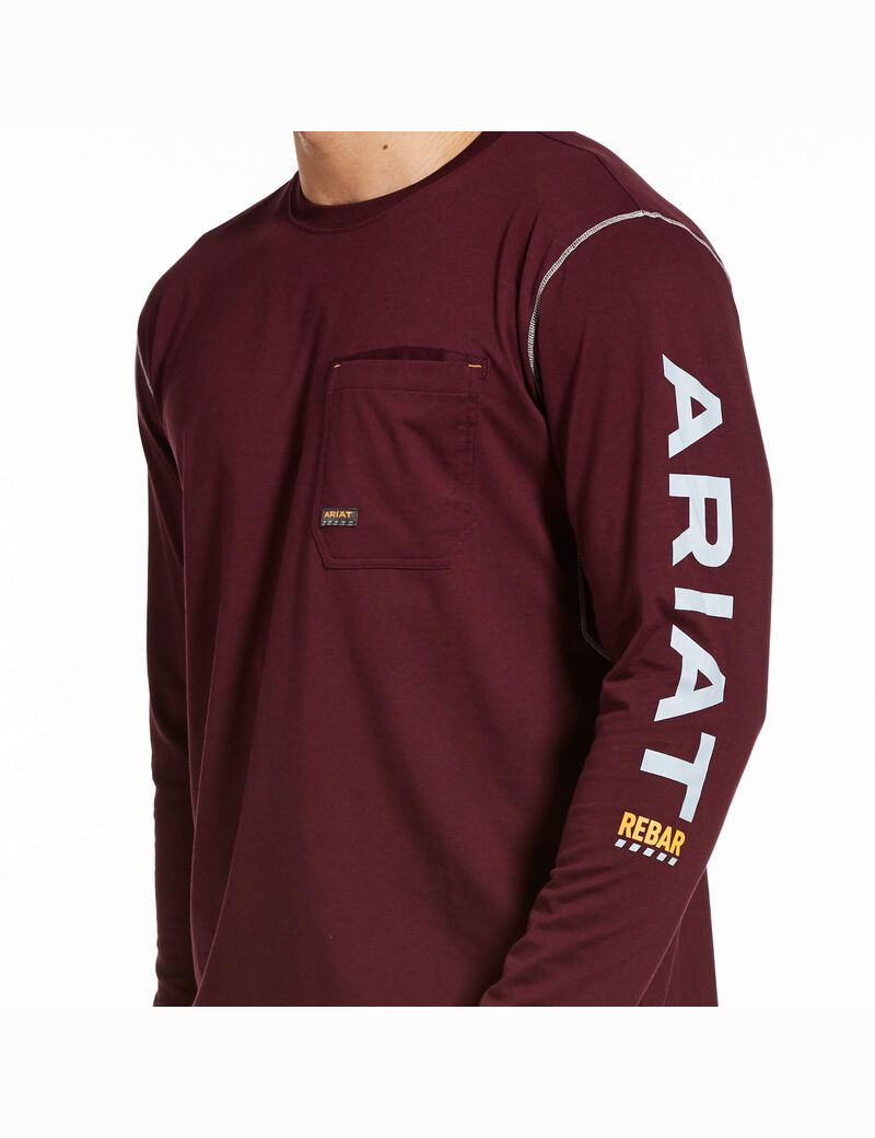 Vêtements De Travail Ariat Rebar Workman Logo Multicolore Homme | UYF-55212473