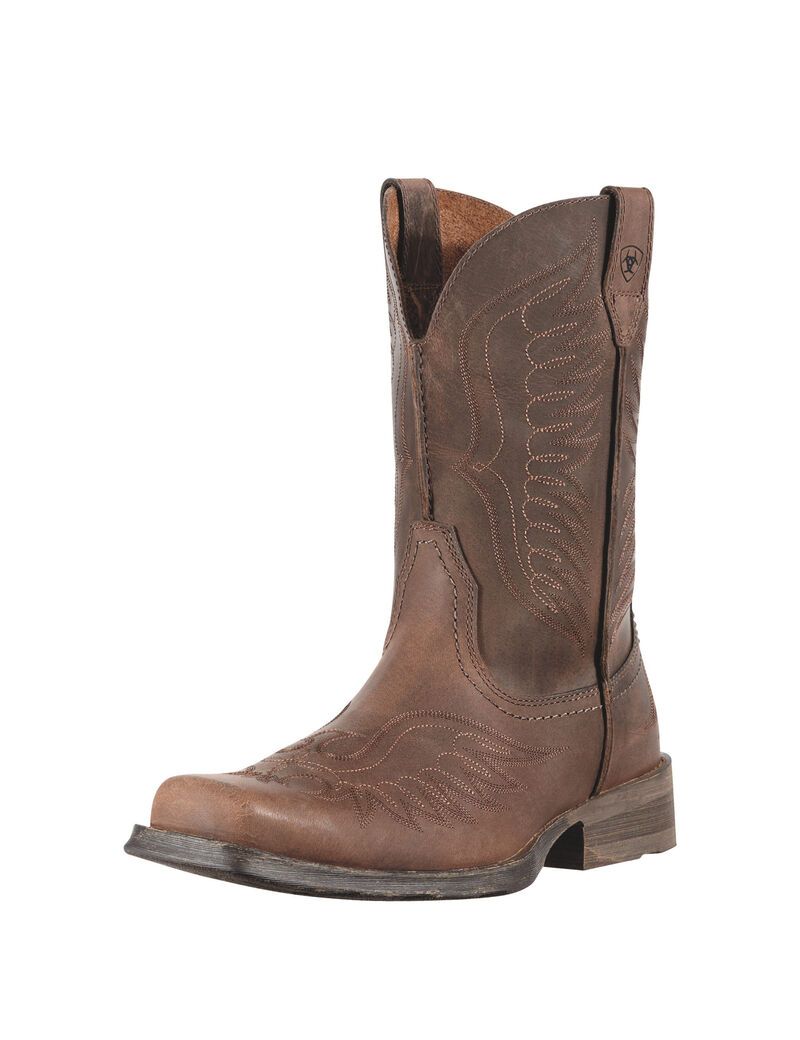 Bottes Western Ariat Rambler Phoenix Marron Homme | WTU-59162207