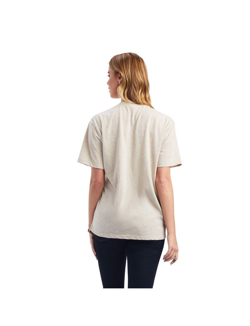 Hauts Ariat Freedom Spirit Tee Beige Femme | ZIB-74207147