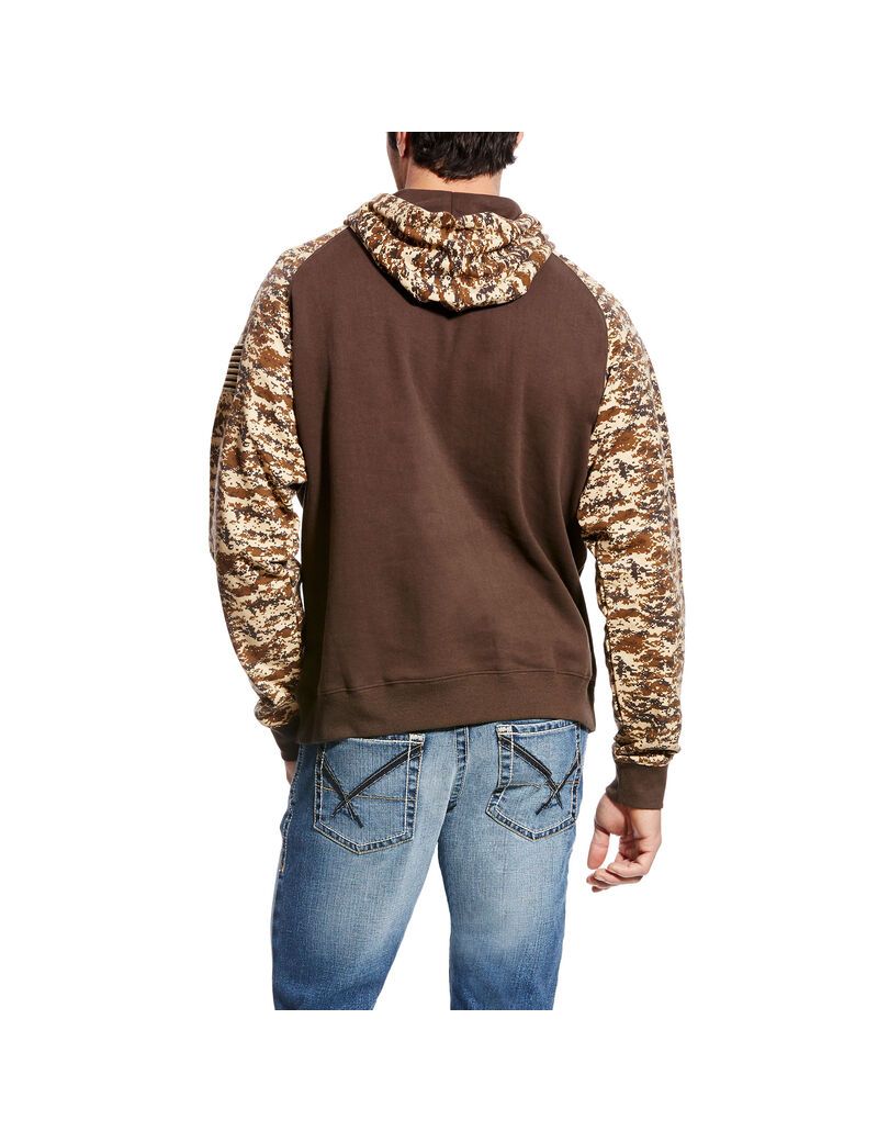 Sweat à Capuche Ariat Patriot Camouflage Homme | STQ-87893583