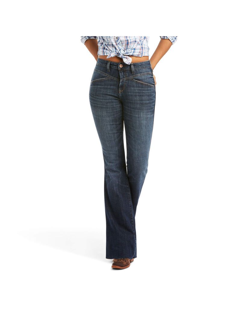 Jean Ariat R.E.A.L. High Rise Brynlee Flare Multicolore Femme | YFQ-10664190